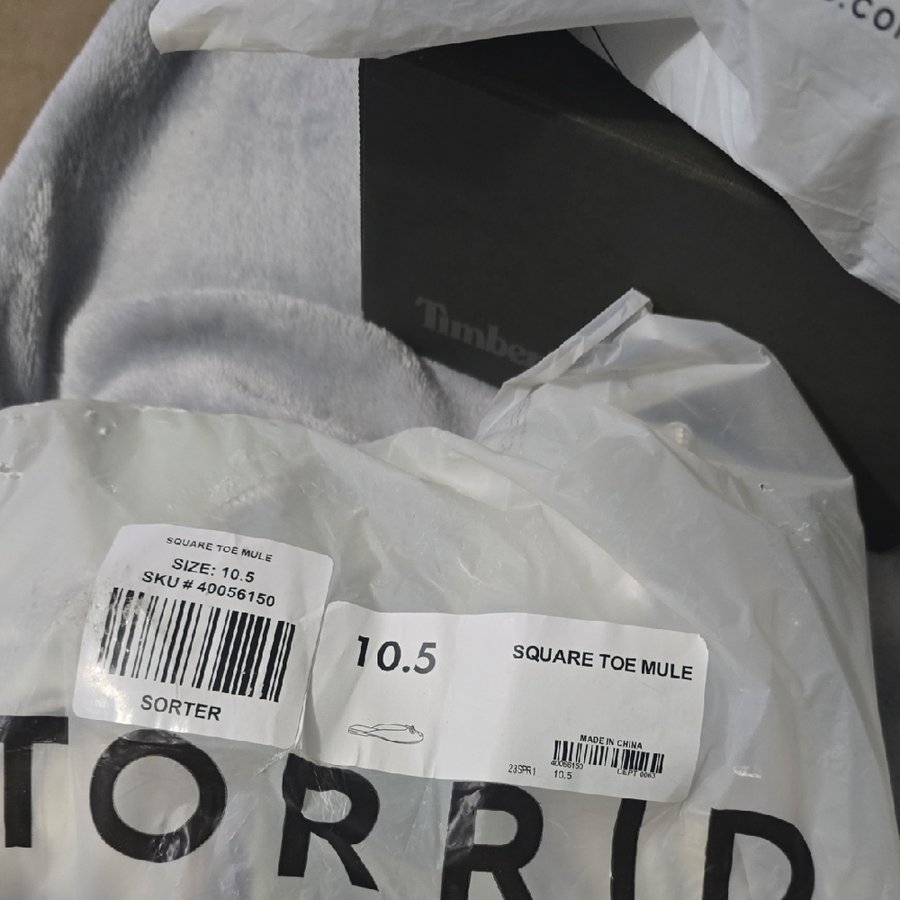 Torrid Light Green Square Mules, Slides With Bow On Top